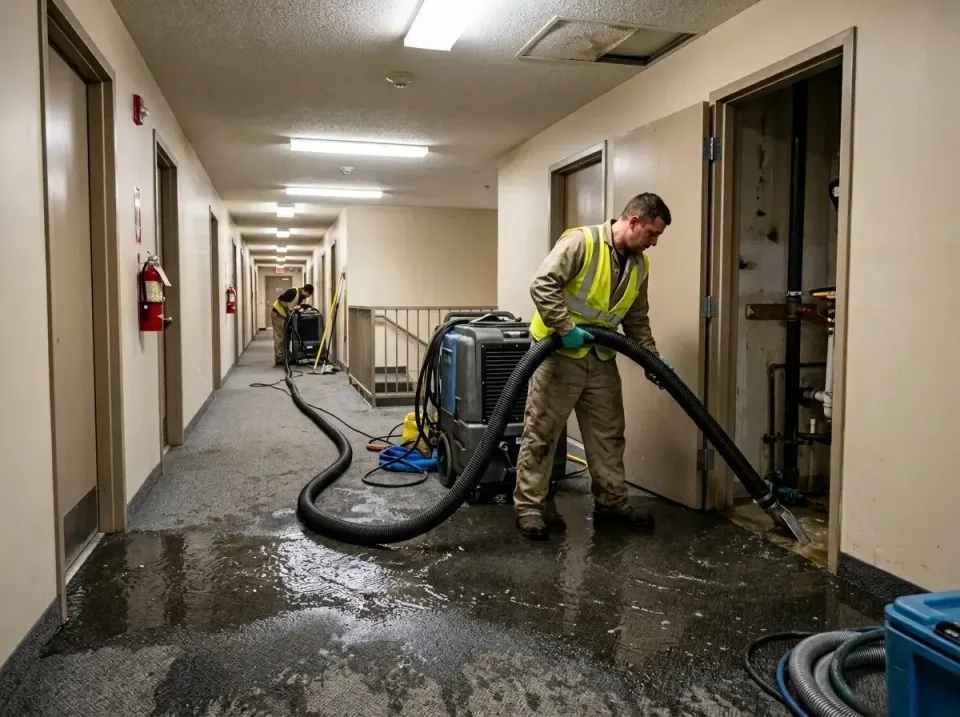 multi-unit-apartment-hallway-f-005 — frequently asked questions, Emergency Burst Pipe Water Extraction & Removal in Alta Sie…